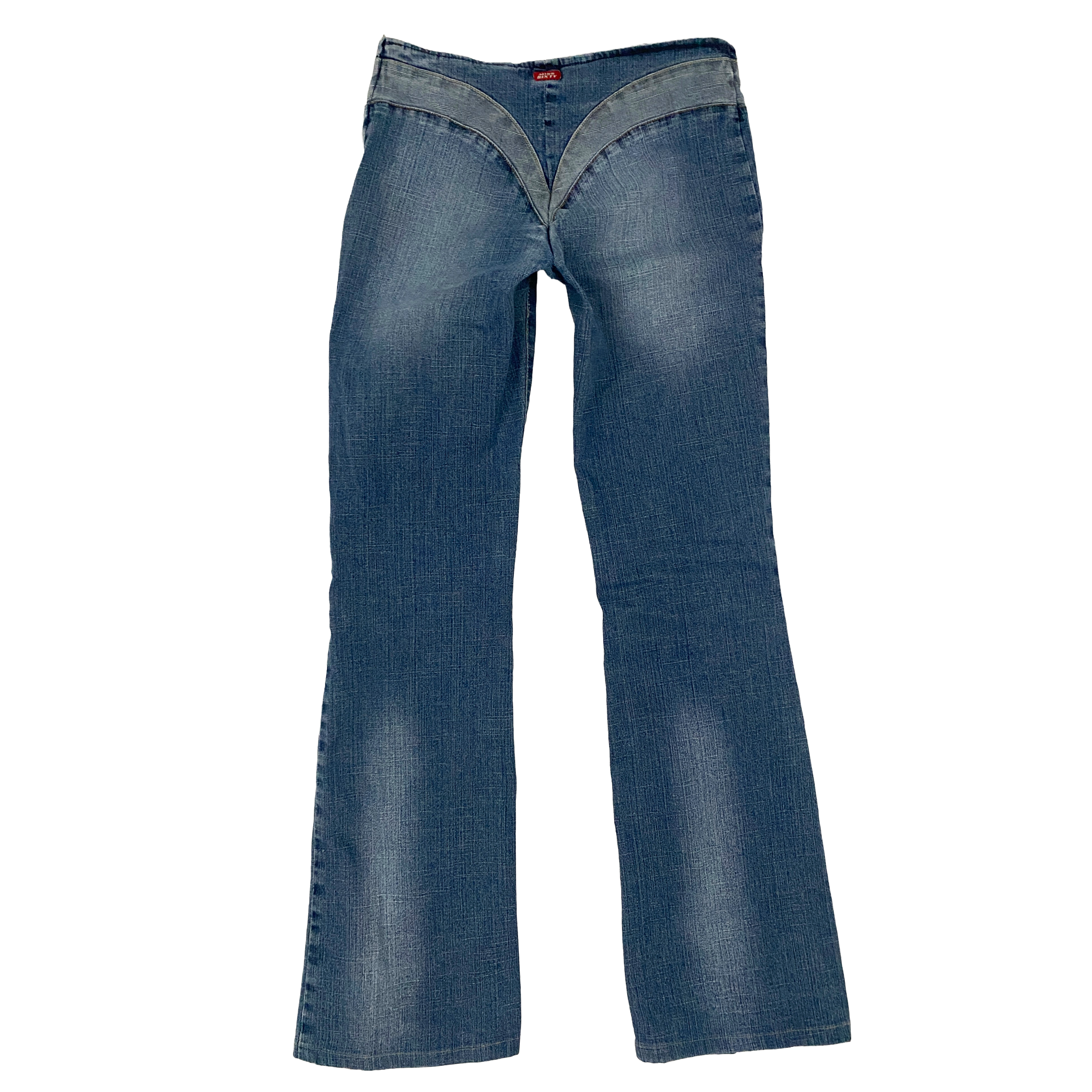 Miss Sixty 2000s Low Rise V-Shaped Yoke Jeans (XS)