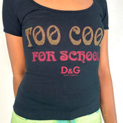 D&G 'Too Cool for School' Top (S/M)