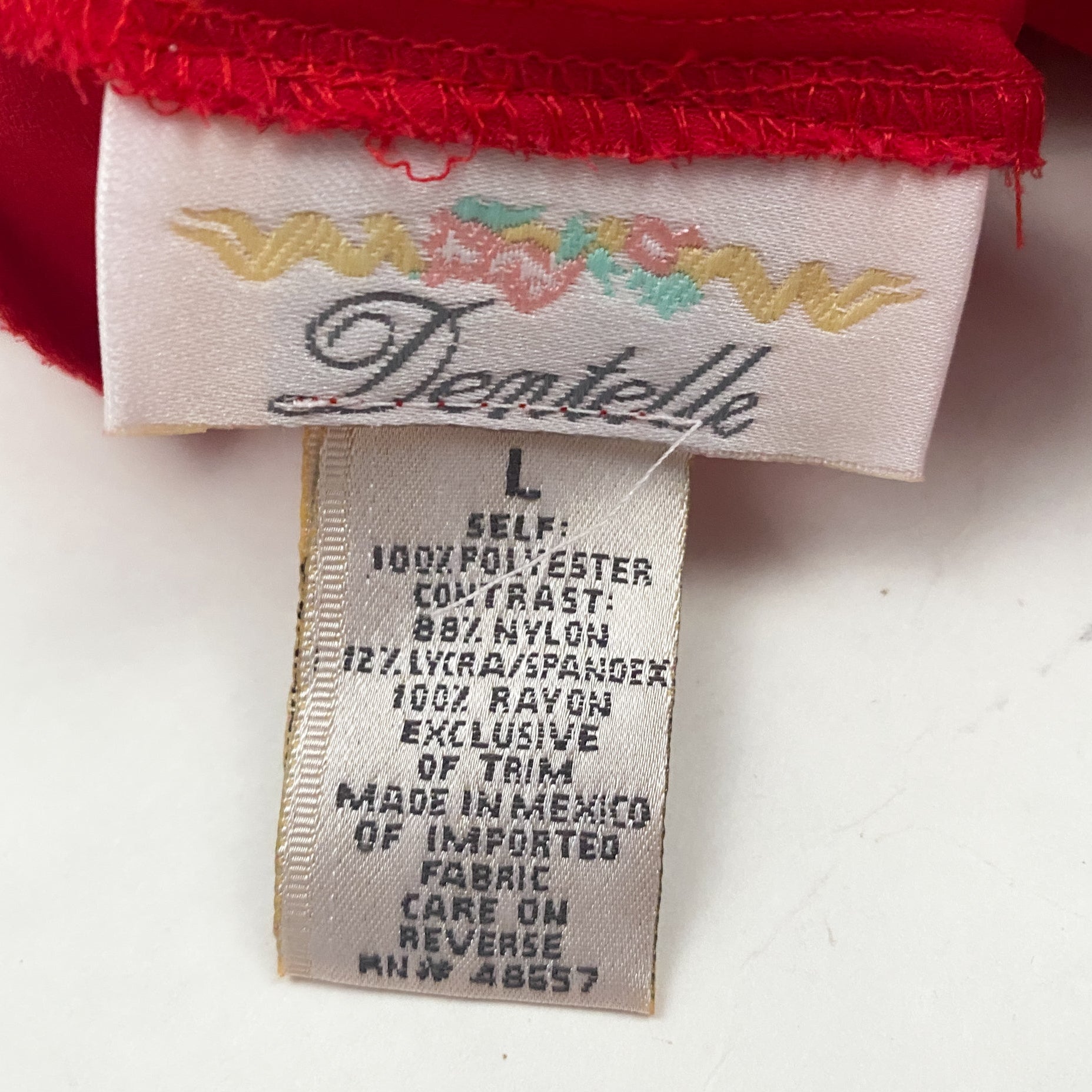 Vintage Red Maxi Slip Dress (M/L)