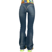 Miss Sixty 2000s Low Rise V-Shaped Yoke Jeans (XS)