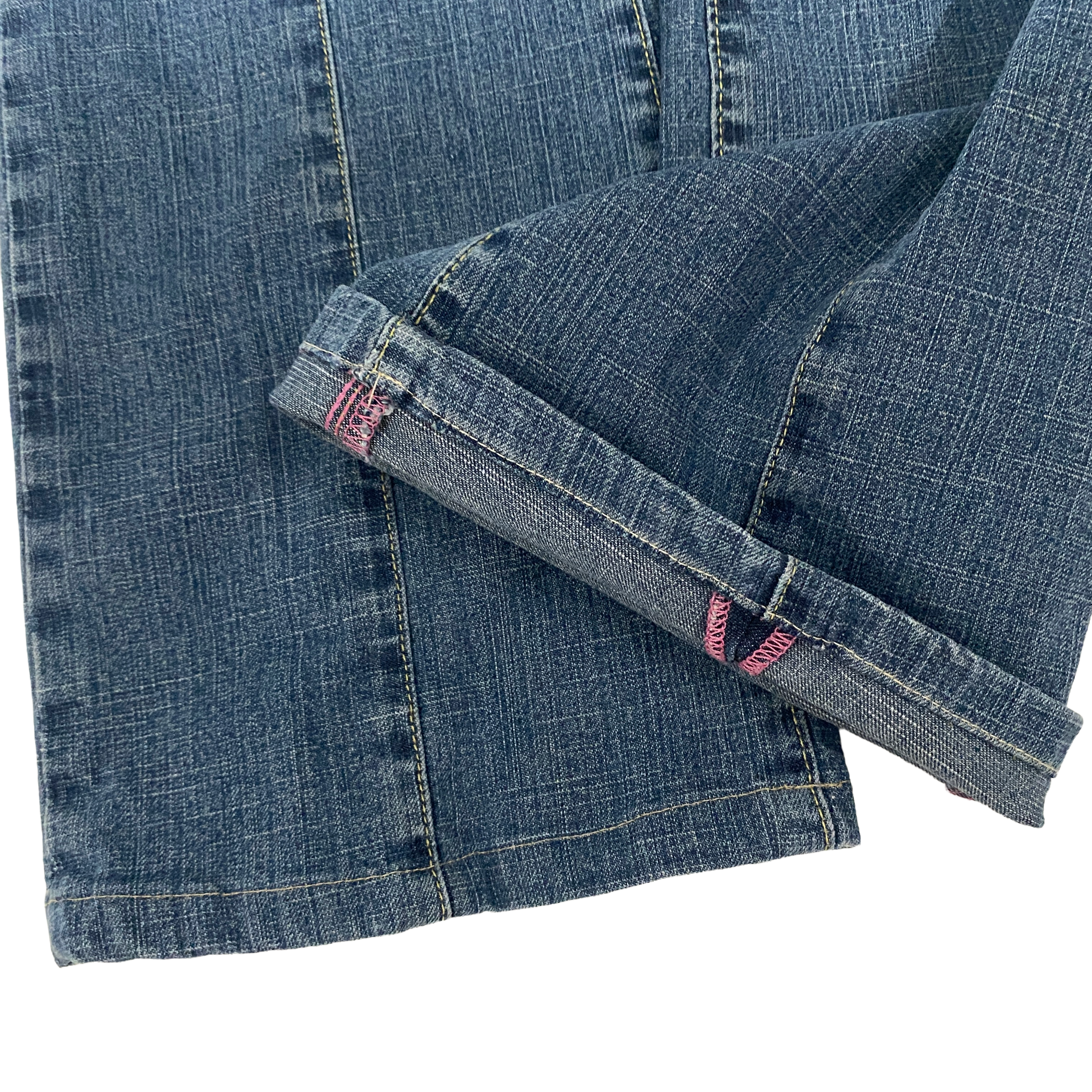 Miss Sixty 2000s Low Rise V-Shaped Yoke Jeans (XS)