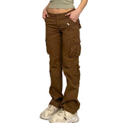 2000s Brown Cargo Pants (XS)