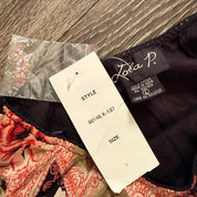 Deadstock Y2K Beaded Floral Paisley Maxi Skirt (L)