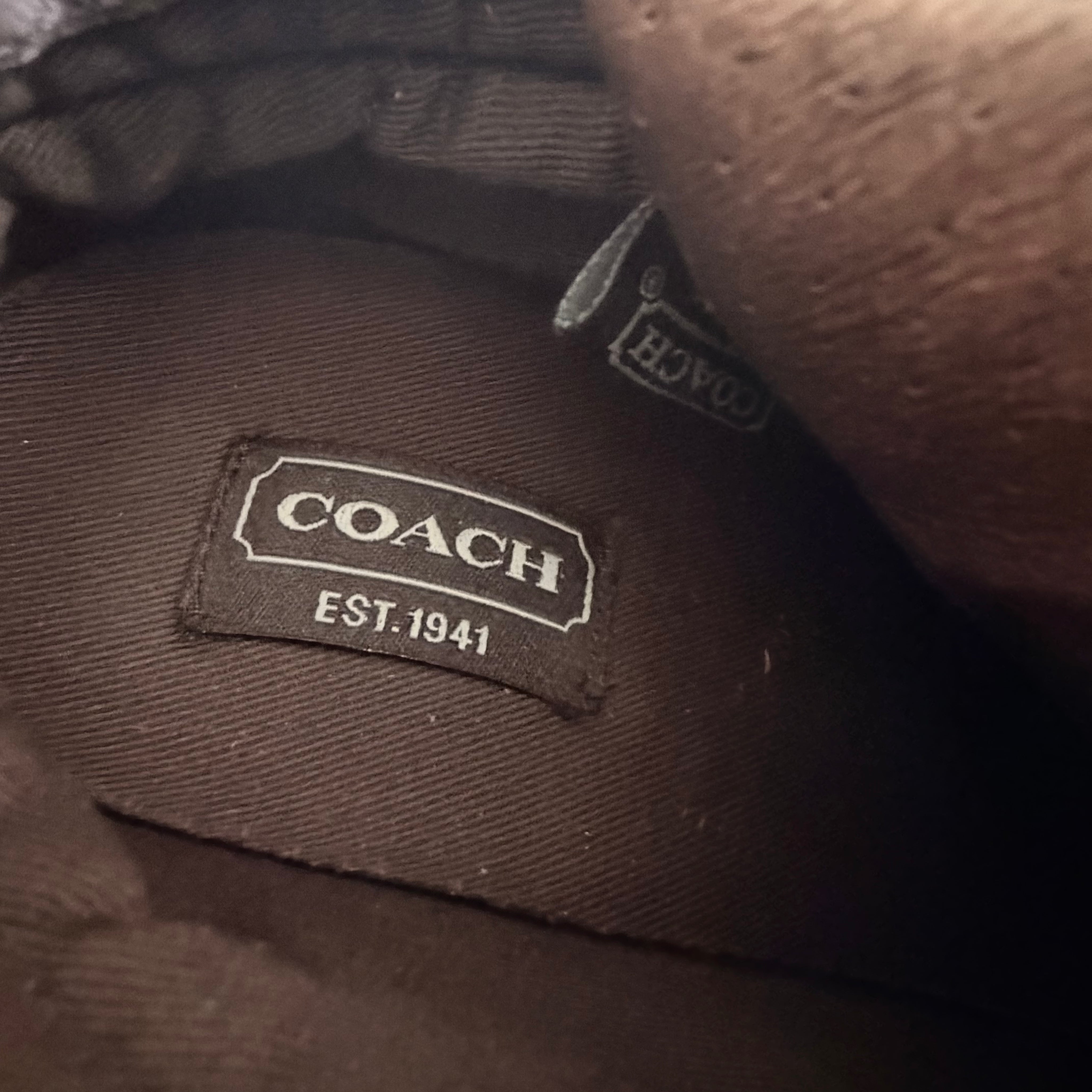 Coach Logo Wedge Sneakers (8.5)