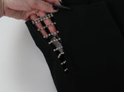 90s Diamanté Flares (XS)