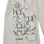 Cop Copine Ivory Foldover Low to Mid Rise Wide Leg Pants (XS/S)