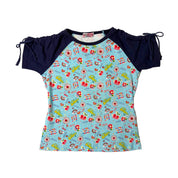J-fashion AOP Graphic Baby Tee (S)