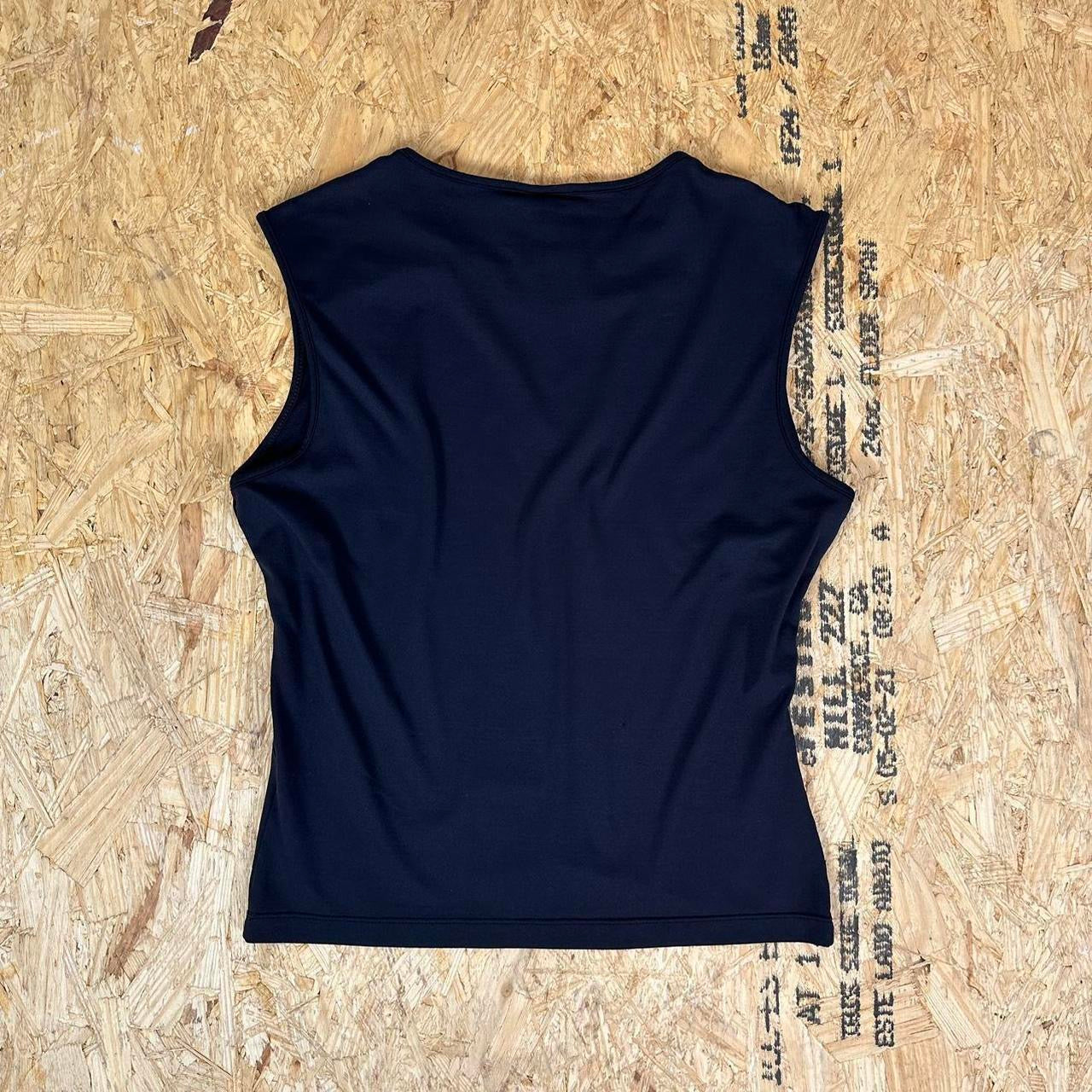 90s Versace Black Tank Top