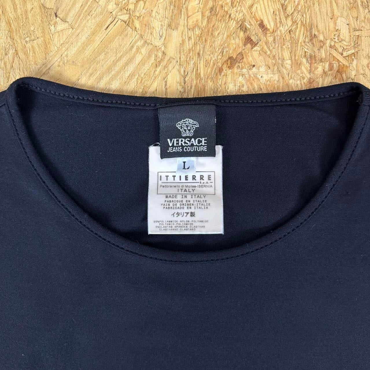 90s Versace Black Tank Top