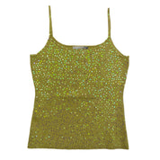 Lime Knit Sequin Cami (L)