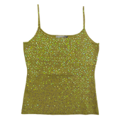 Lime Knit Sequin Cami (L)