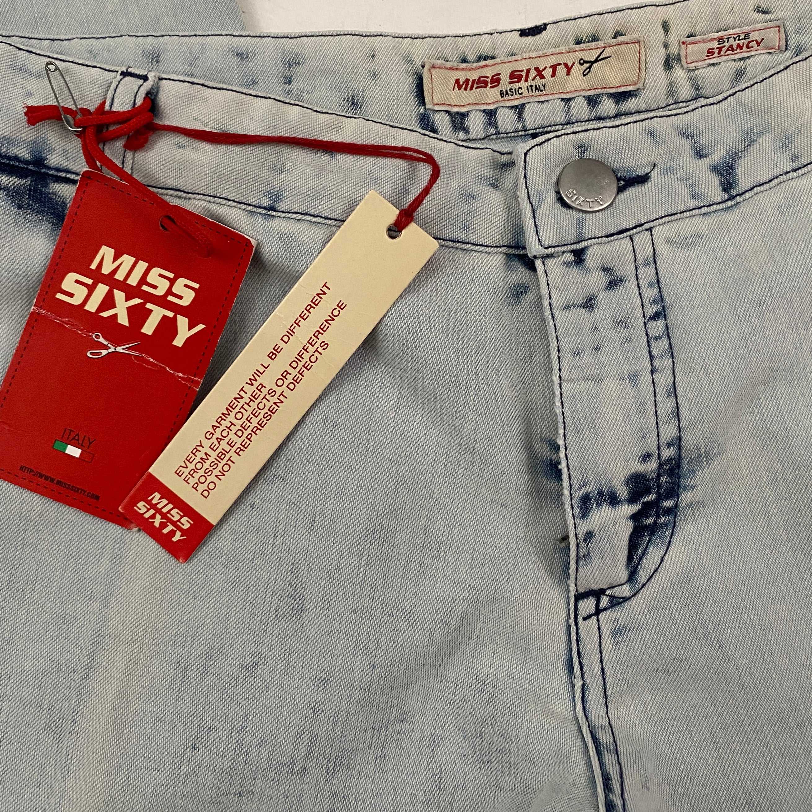 Miss Sixty 2000s Light Wash Low Rise Jeans (L)
