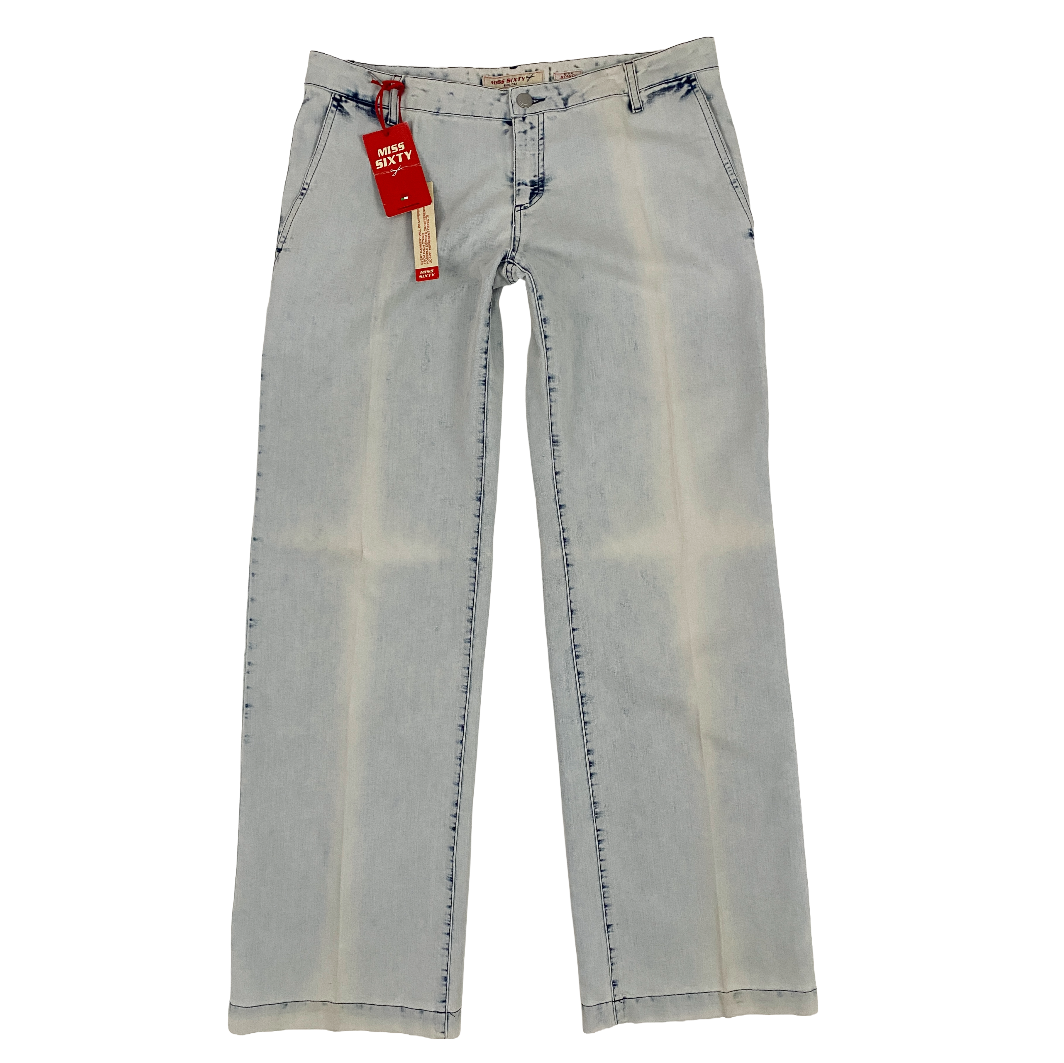 Miss Sixty 2000s Light Wash Low Rise Jeans (L)