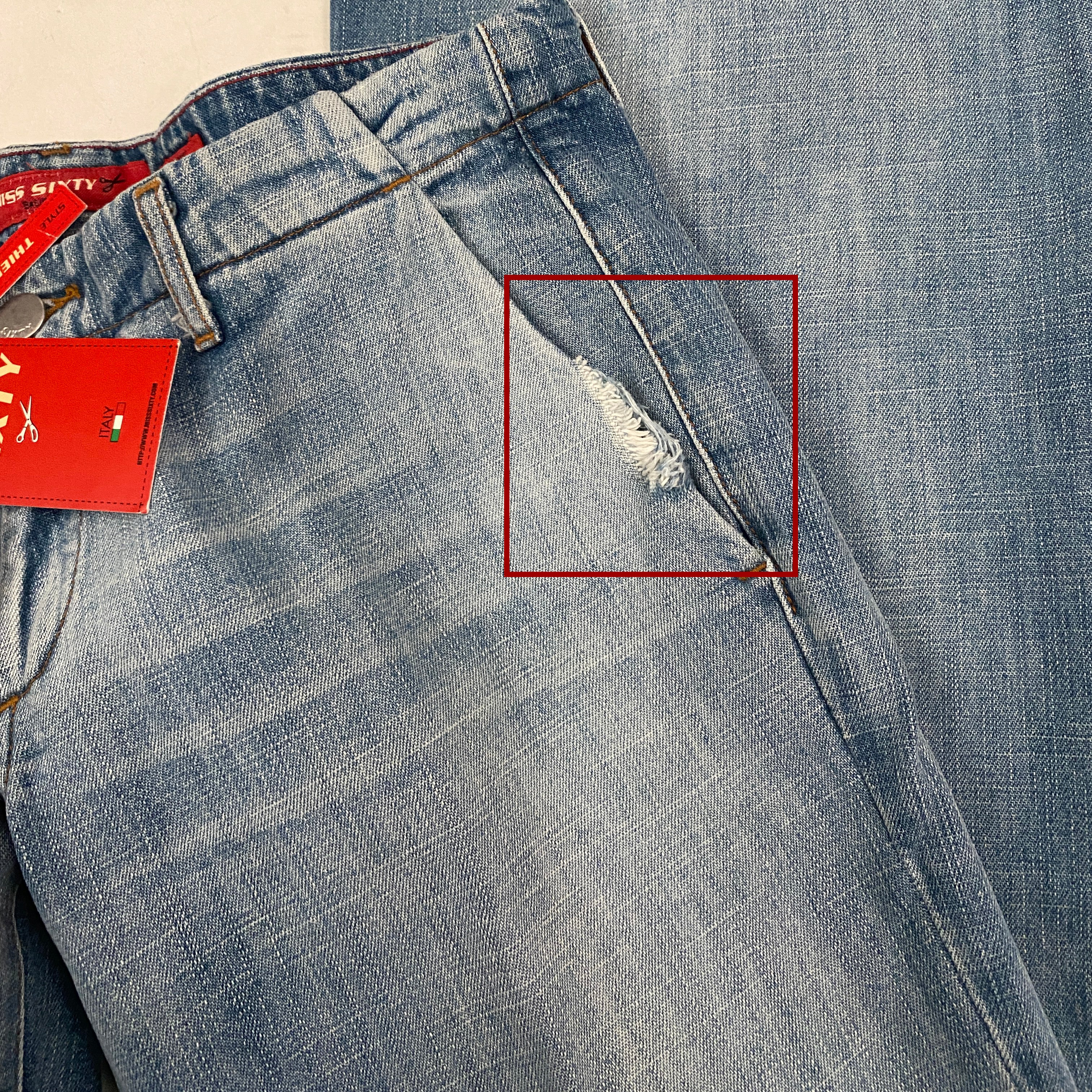 Miss Sixty 2000s Ultra Low Rise Jeans (M)