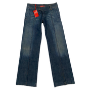 Miss Sixty 2000s Low Rise Wide Bootcut Jeans (M)