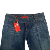 Miss Sixty 2000s Low Rise Wide Bootcut Jeans (M)