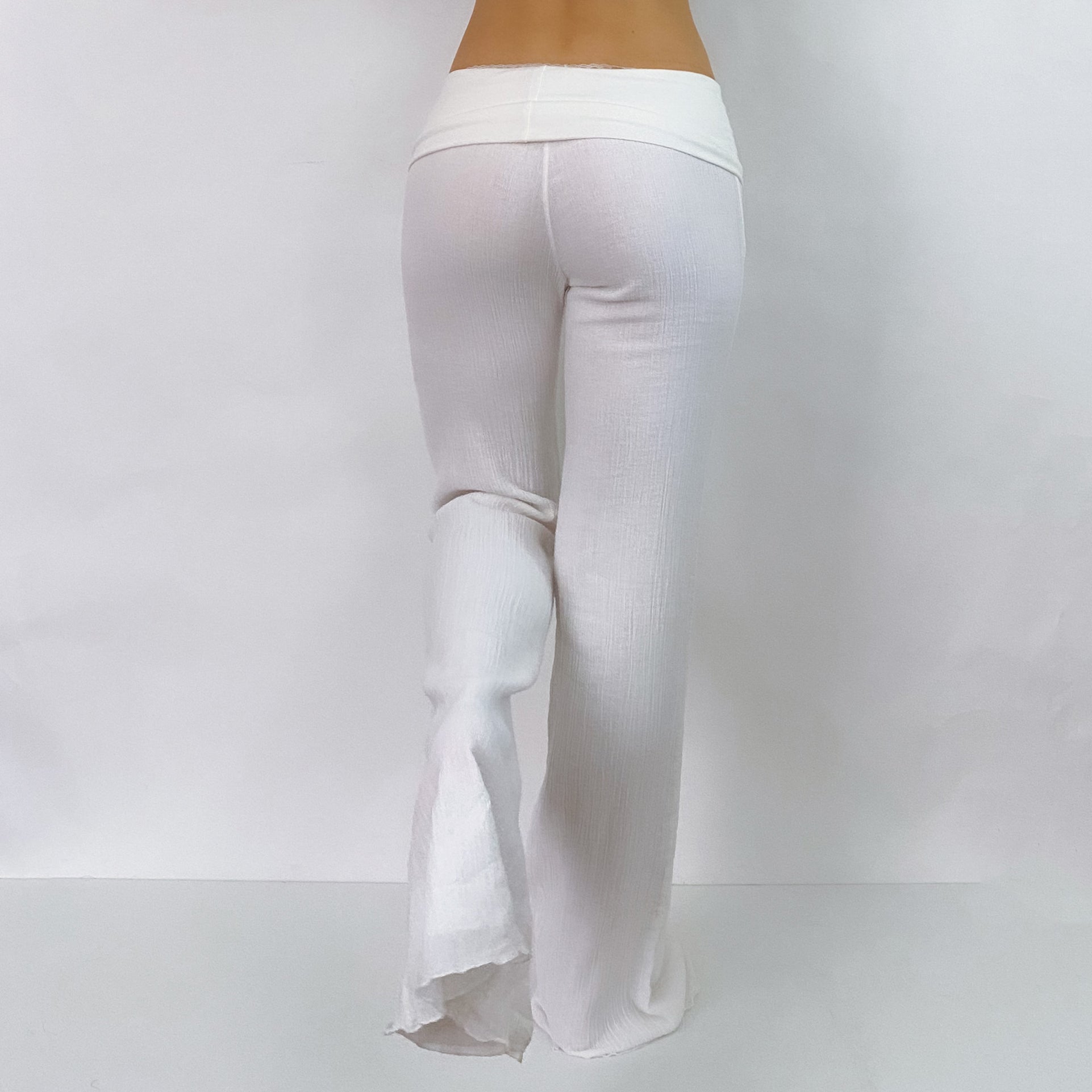 White Lounge Pants - Small