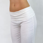 White Lounge Pants - Small