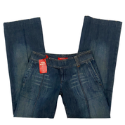 Miss Sixty 2000s Low Rise Wide Bootcut Jeans (M)