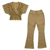 Gold Lace Flare Set (S)
