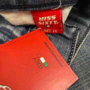 Miss Sixty 2000s Relaxed Mid Rise Straight Leg Jeans (S/M)