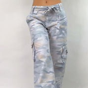 Baby Blue Camo Cargos - M/L