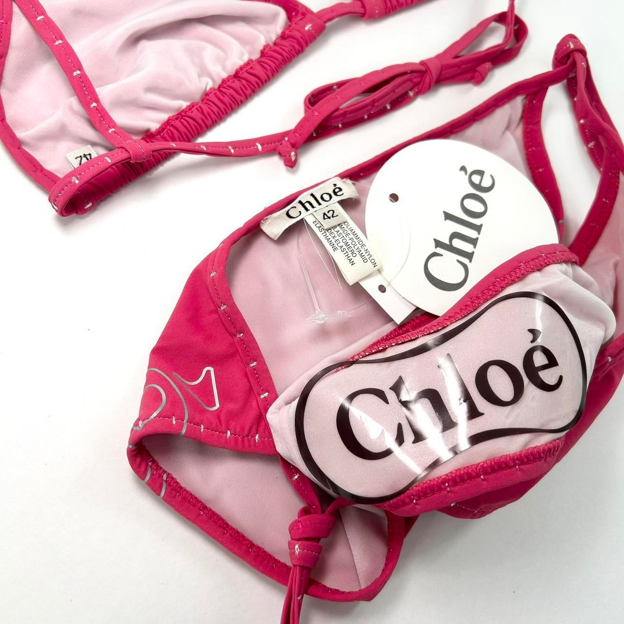 NWT Chloé Vintage Pink Bikini (S/M)