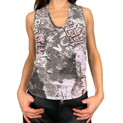 Just Cavalli Graffiti Logo Tank Top (S)