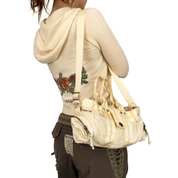 Diesel Vintage Cream Utility Canvas Bag