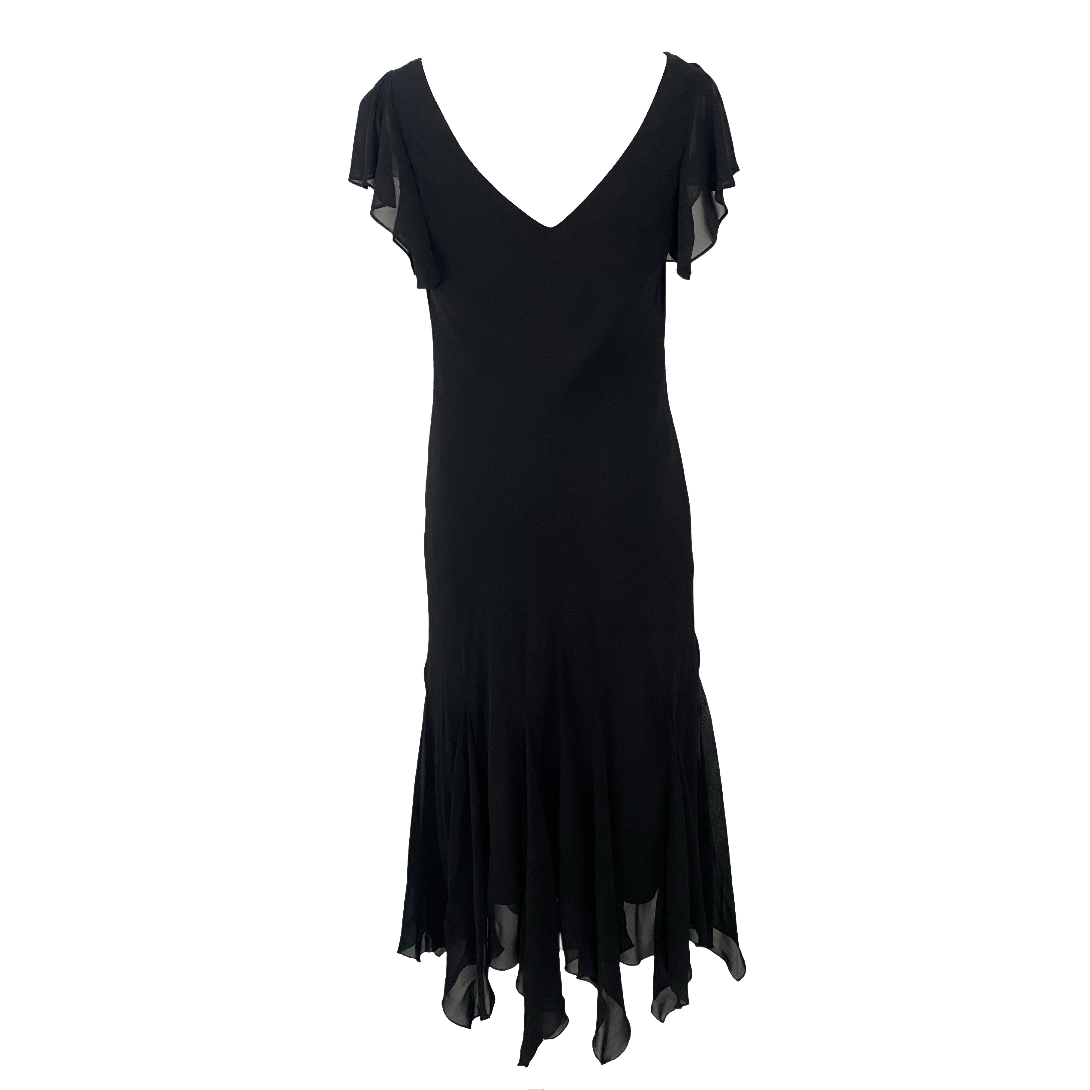 Noir Garden Party Dress (L)