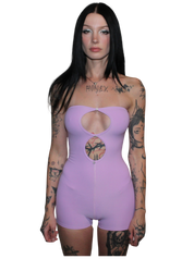 amethyst ♡ cutout playsuit 𓂃 ࣪˖ ִֶཐི༏ཋྀ󠀮