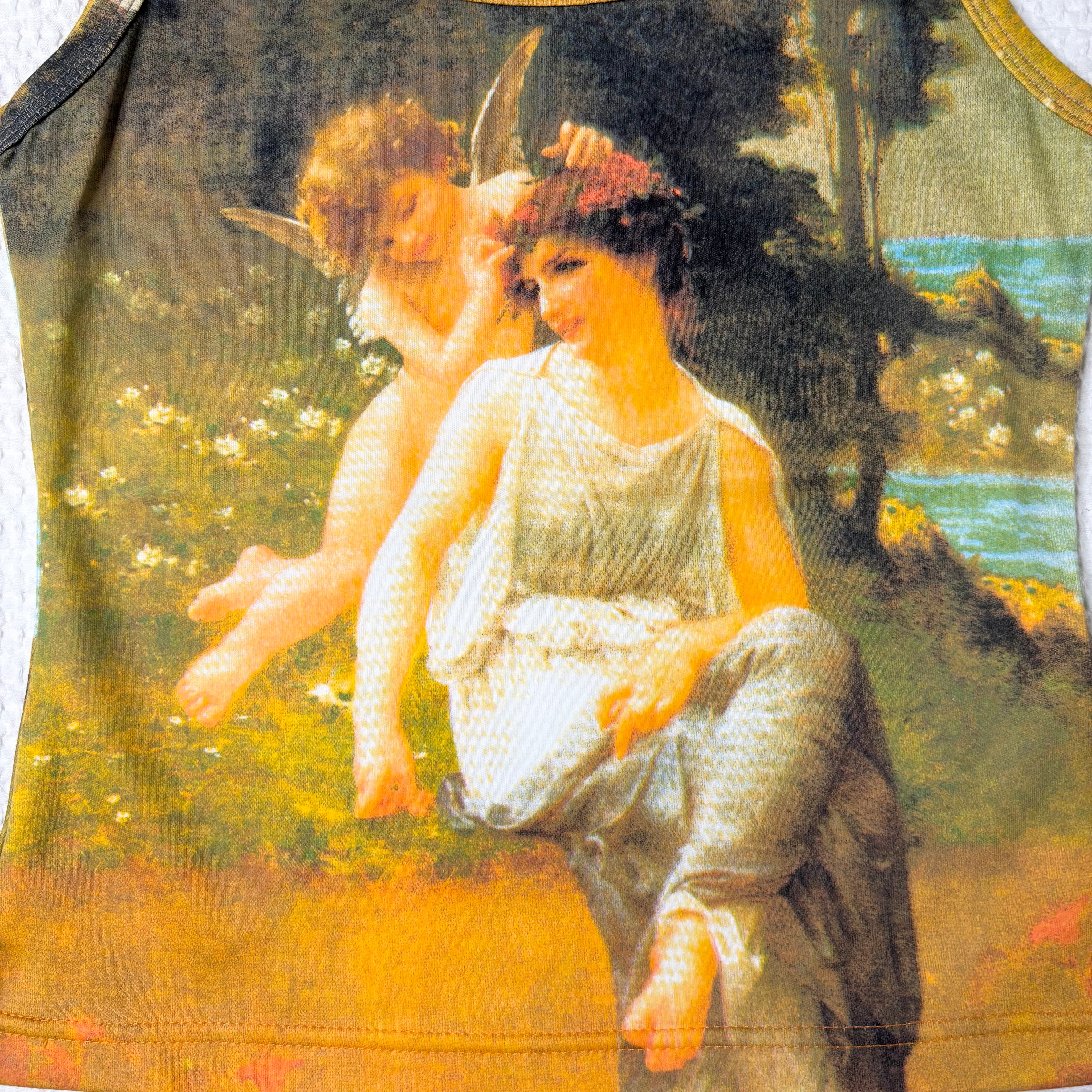 Rare Cupid and Psyche Graphic Tank (S)