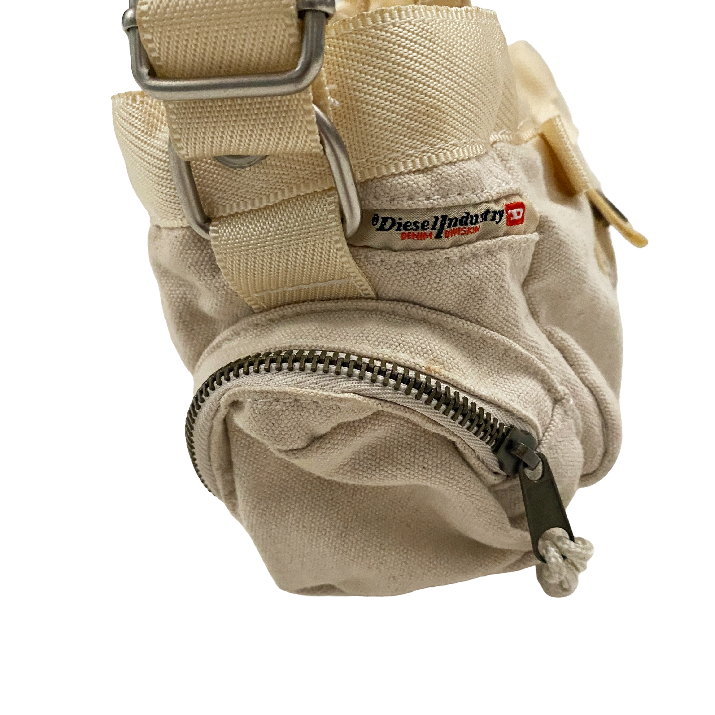 Diesel Vintage Cream Utility Canvas Bag