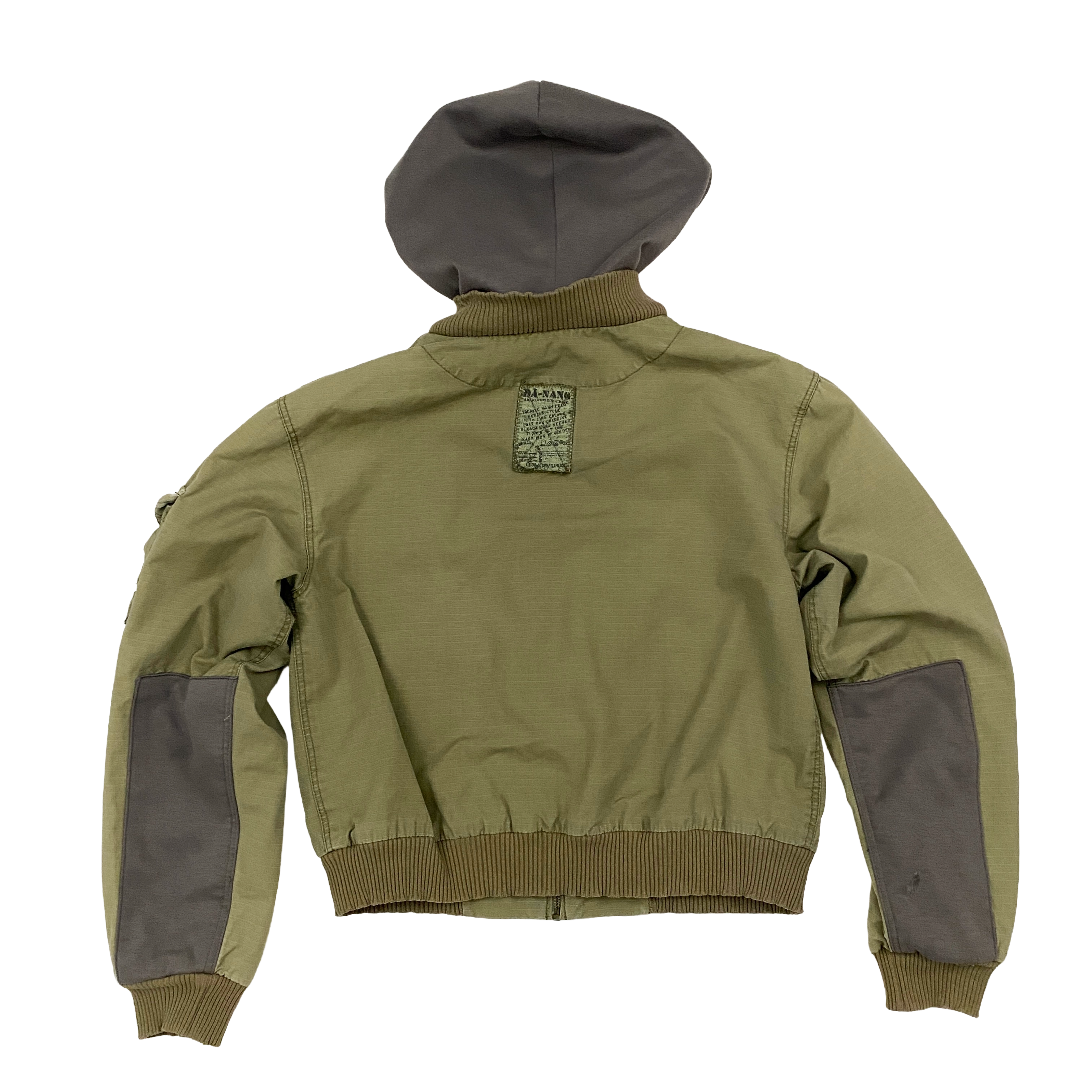 Da-Nang 2000s Embroidered Canvas Utility Jacket (S)