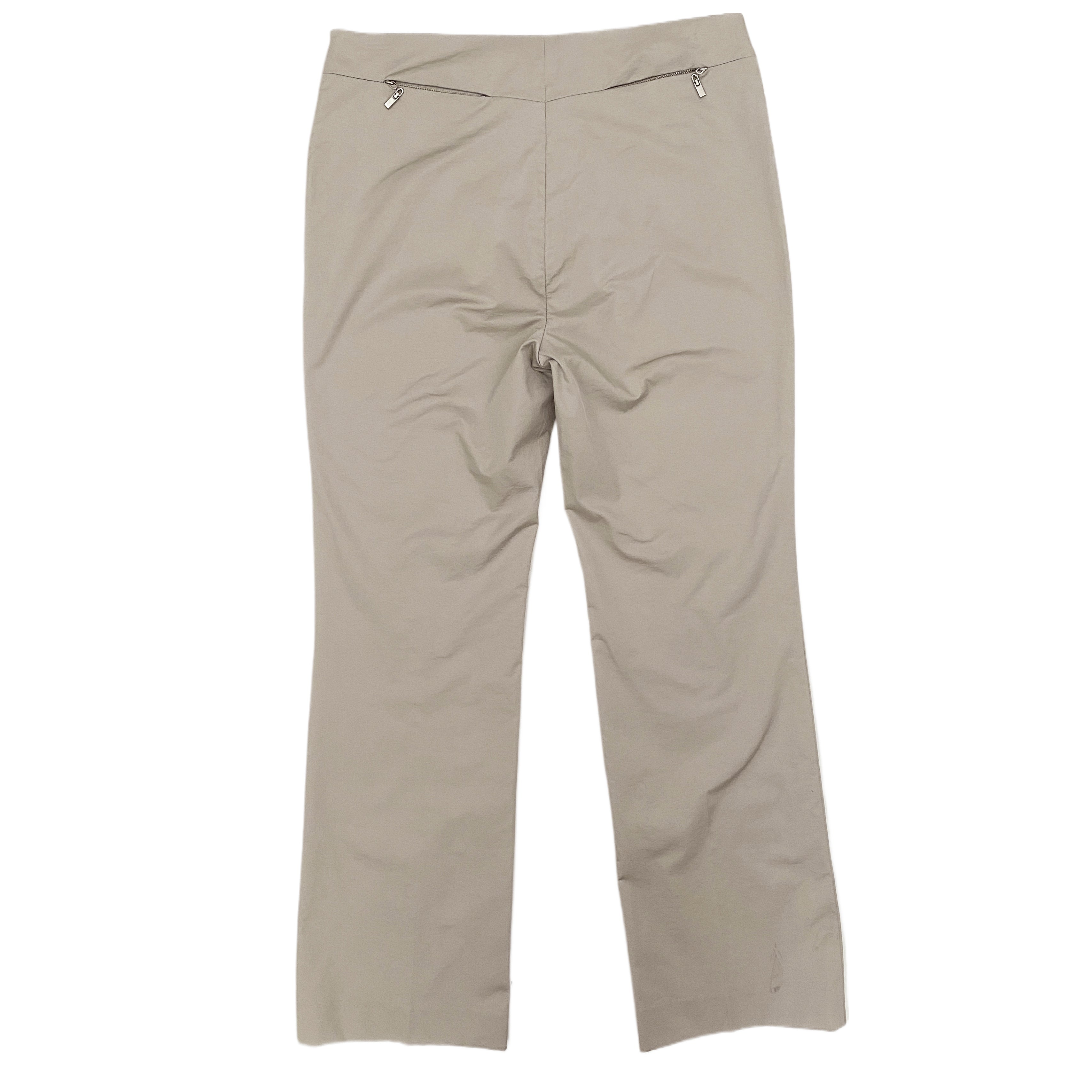 Creamy Satin Buckle Trousers (S)