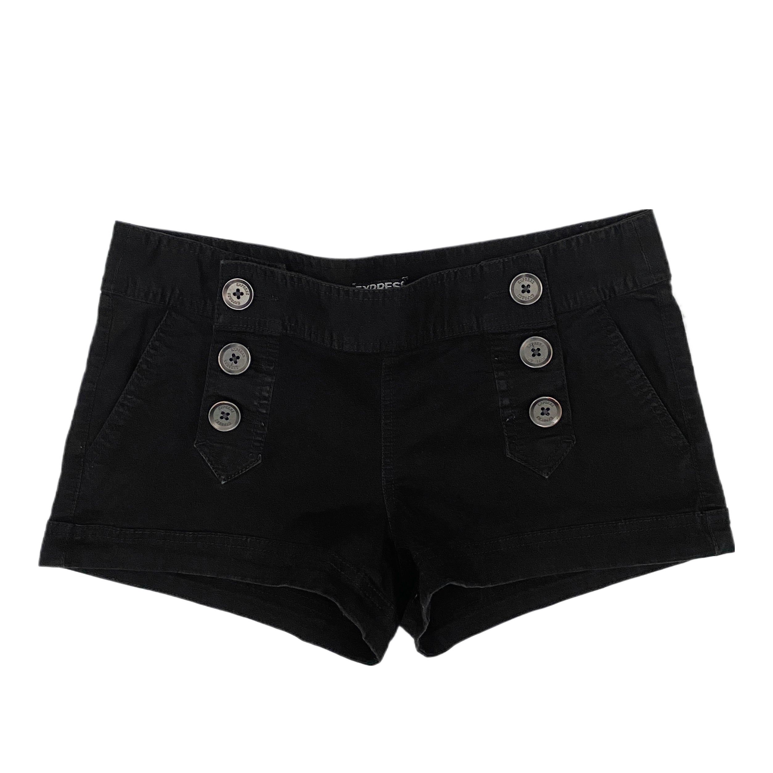 Noir Pinup Trouser Shorts (S)