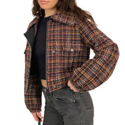 DKNY Tweed Cropped Jacket (M)
