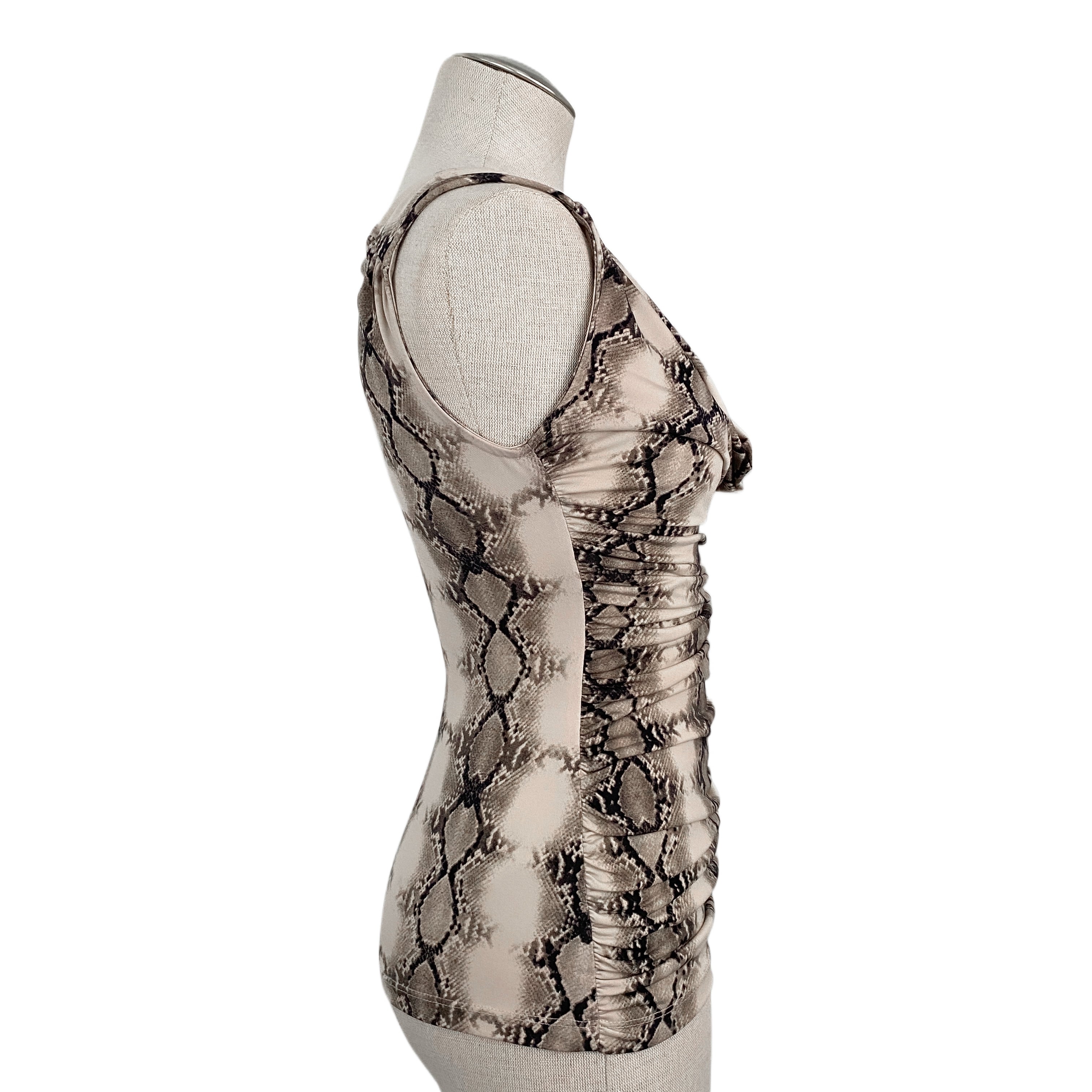 Slinky Snakeskin Top (S)