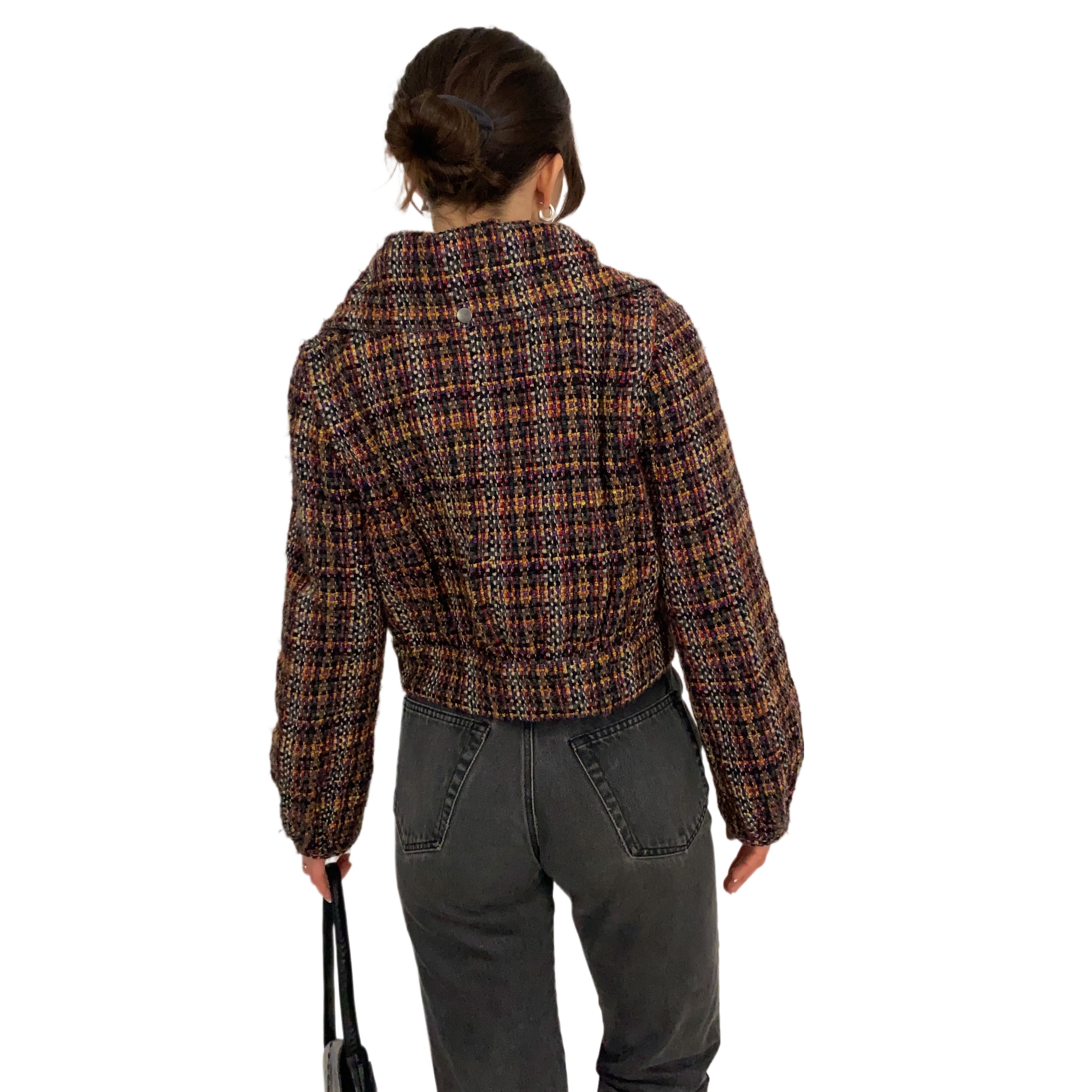 DKNY Tweed Cropped Jacket (M)