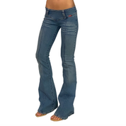 Miss Sixty 2000s Ultra Low Rise Nixie Flare Jeans (XS/S)