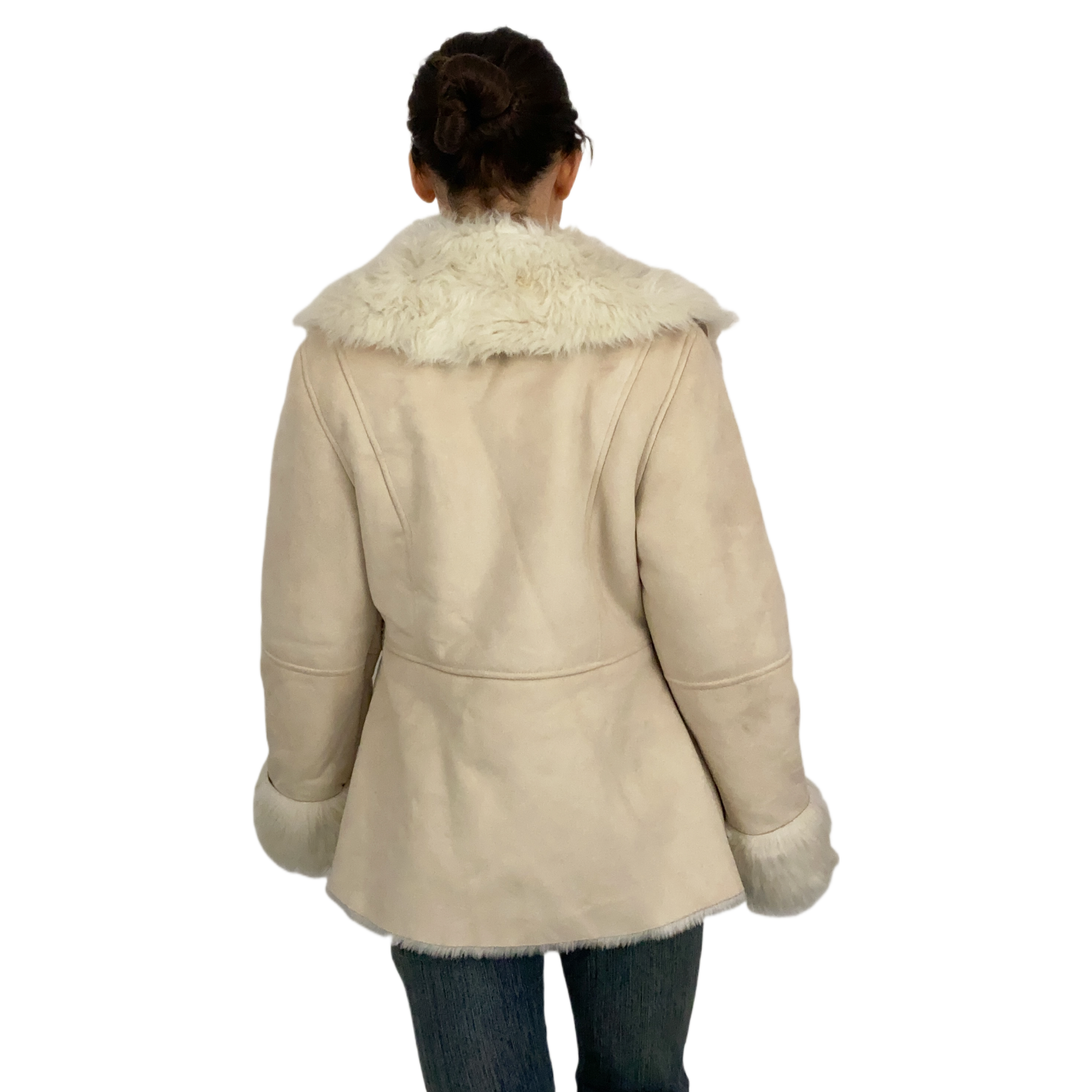 Penny Lane Faux Fur Coat (L)