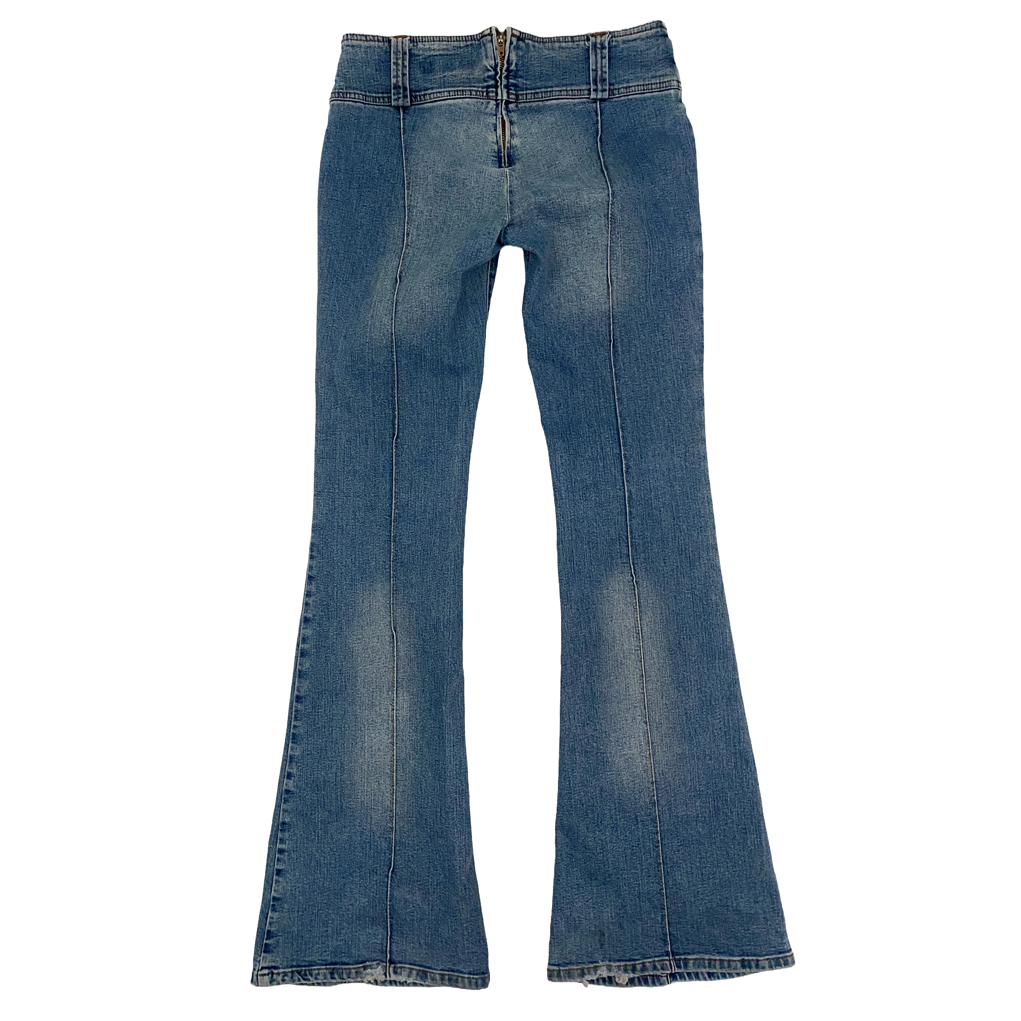Miss Sixty 2000s Ultra Low Rise Nixie Flare Jeans (XS/S)