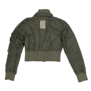 Da-Nang 2000s Olive Nylon Utility Jacket (M)