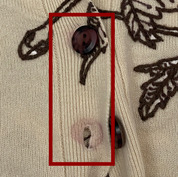 Butterfly + Flower Embroidered Cashmere Cropped Sweater (XS/S)
