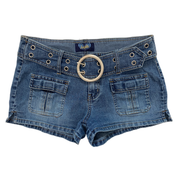 Y2K Chunky Buckle Shorts (S/M)