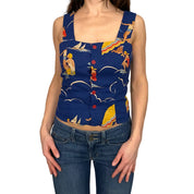 Ralph Lauren Nautical Linen Top (S/M)