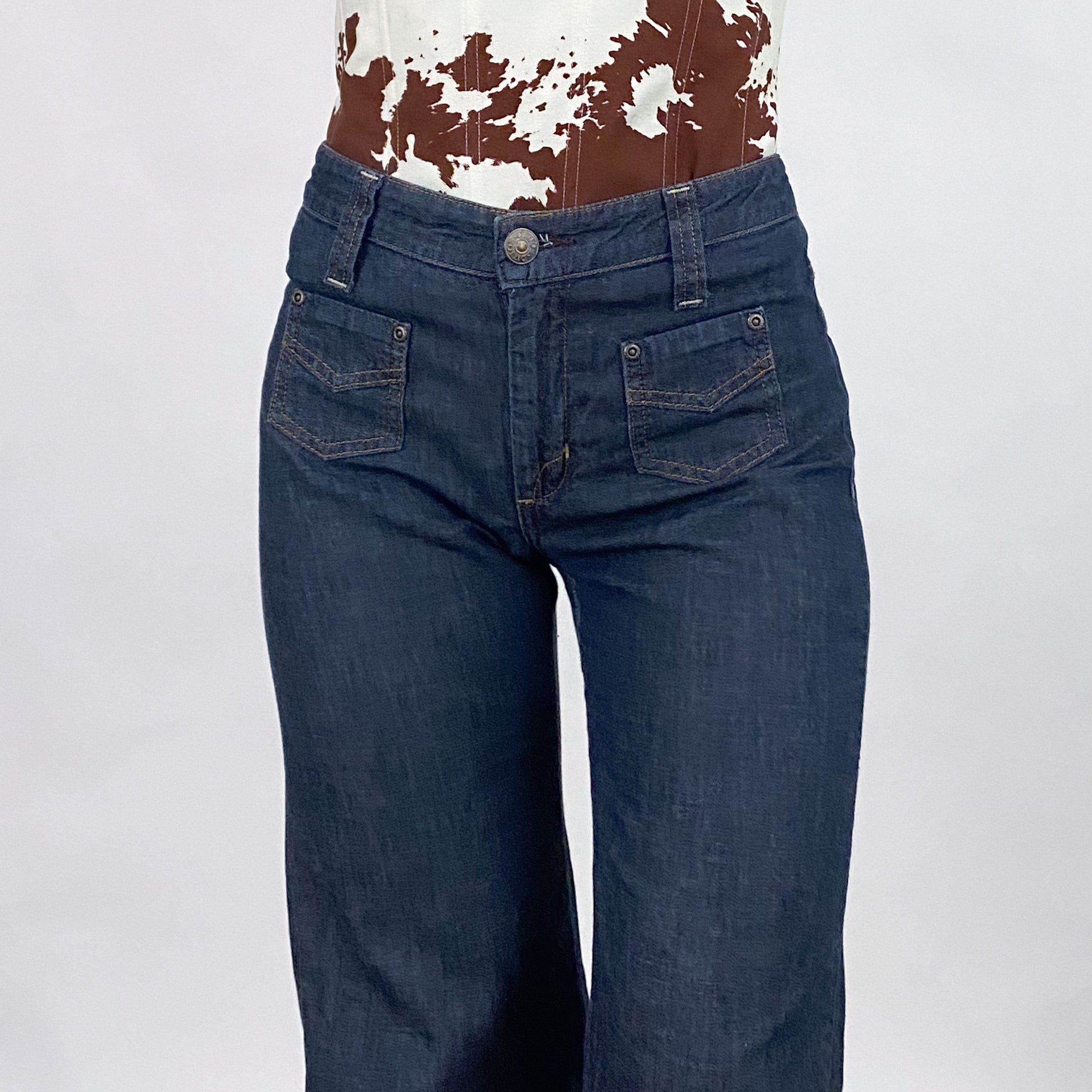 Wide Leg Jeans - Small (27)