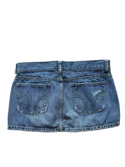 2010s Hollister Denim Mini Skirt (S/M)