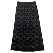 Noir Lace Maxi Skirt (S/M)
