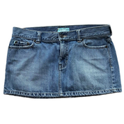2010s Hollister Denim Mini Skirt (S/M)